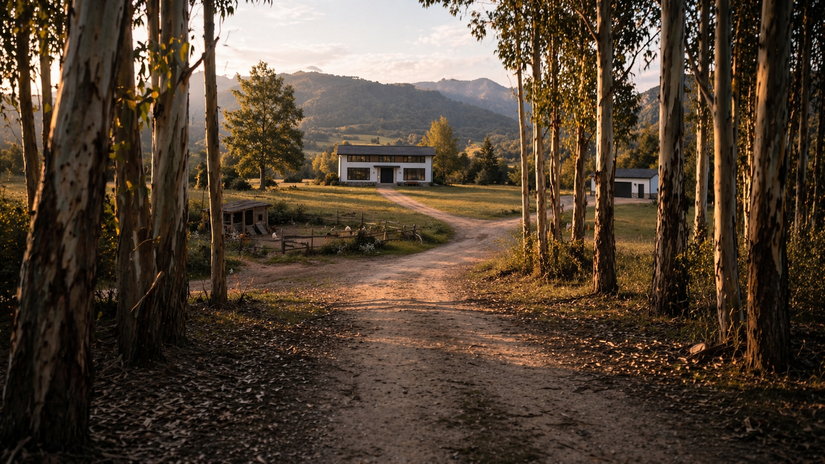 El camino de Eucaliptos